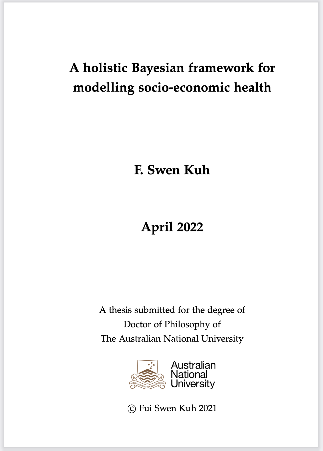 Kuh thesis 2022
